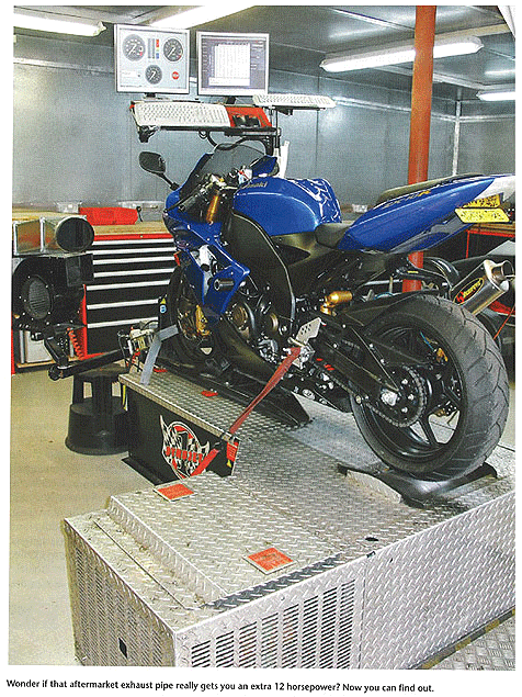 Bike on Dynamometer