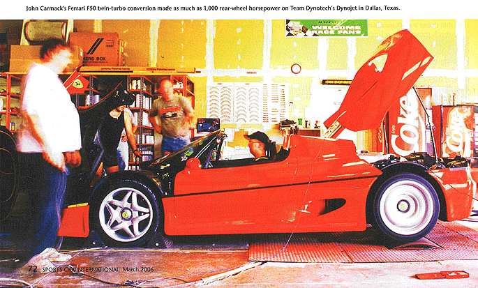 Hot Rod Car on Dyno
